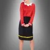 Olivia Kostüm Mit Perücke Aus Popeye