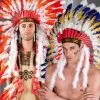 Deluxe Häuptling Indianer Federschmuck