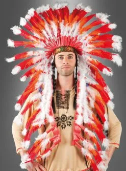 Deluxe Häuptling Indianer Federschmuck 5 Deluxe Häuptling Indianer Federschmuck -Günstiges Kostumhaus Geschäft 6 60704 pic3