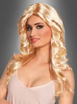Disco Doll Langhaarperücke Blondine