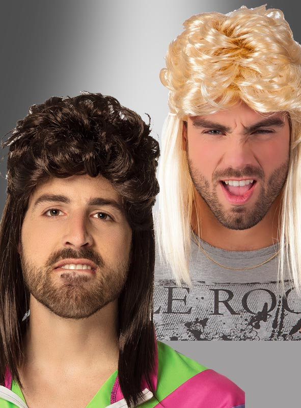 Vokuhila Perücke 80er Frisur Larry 1 Vokuhila Perücke 80er Frisur Larry