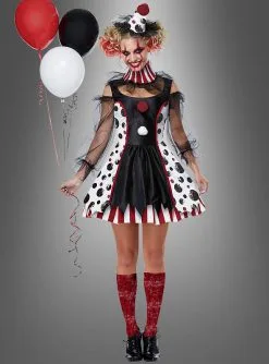 Clown Kleid Pippa Für Damen