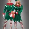 Weihnachtself Kostüm Unisex Santas Helfer