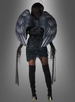 Düsterer Engel Kostüm Damen 5 Düsterer Engel Kostüm Damen -Günstiges Kostumhaus Geschäft 70 5022 064 pic3