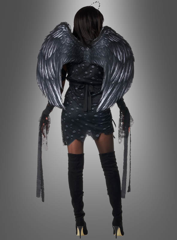 Düsterer Engel Kostüm Damen 3 Düsterer Engel Kostüm Damen – Bild 3