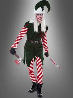 Horror Weihnachtself Kostüm