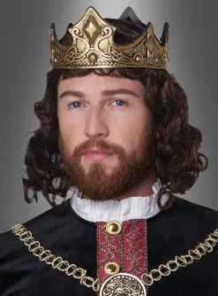 Renaissance König Perücke