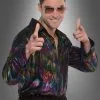 Buntes Discohemd Für Herren