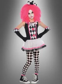 Pinky Clown Harlekin Kinderkostüm