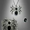Spinnen Schmuckset Dreiteilig