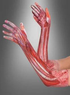 Bedruckte Handschuhe Abgezogene Haut