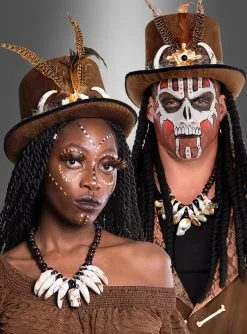 Voodoo Zylinder Mit Zöpfen