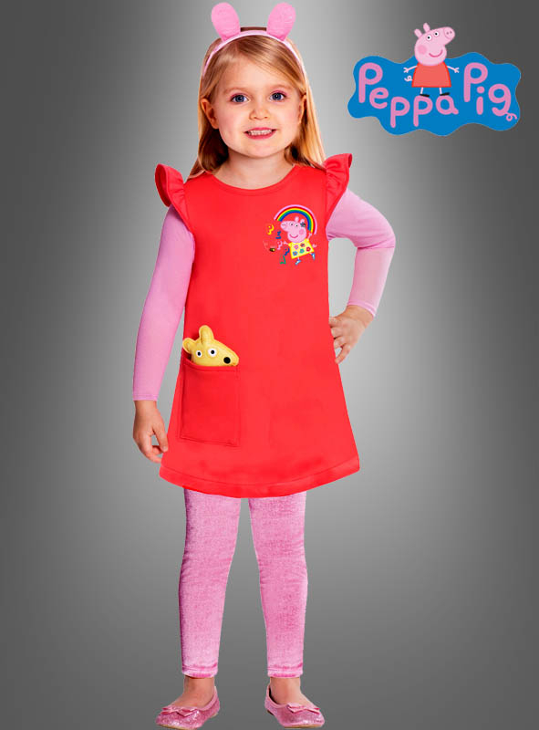 Rotes Peppa Pig Kleid Für Kinder 1 Rotes Peppa Pig Kleid Für Kinder