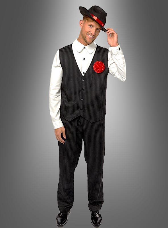 Gangster Nadelstreifen Anzug Carlo 1 Gangster Nadelstreifen Anzug Carlo