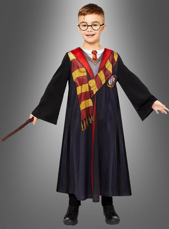 Bedruckte Harry Potter Robe Mit Zauberstab Und Brille 1 Bedruckte Harry Potter Robe Mit Zauberstab Und Brille
