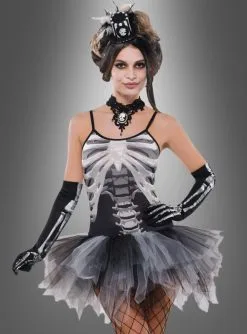 Tüll Skelettkleid
