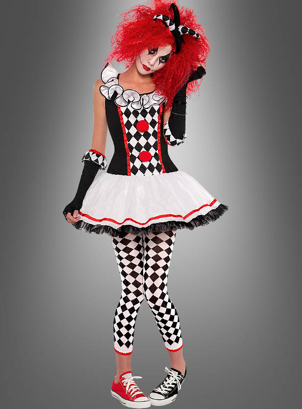 Harlekin Clownfrau 1 Harlekin Clownfrau