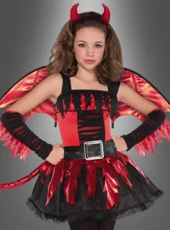 Teufelin Kinderkostüm Komplett Mit Zubehör -Günstiges Kostumhaus Geschäft 8 997493 pic3
