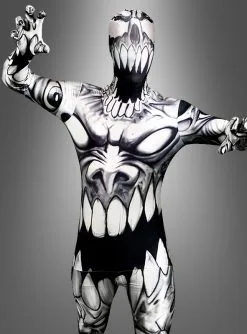 Morphsuit Monster The Mouth -Günstiges Kostumhaus Geschäft 80 mlmom pic3