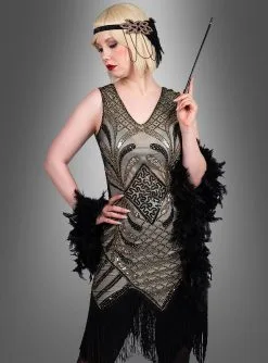 Glamouröses Flapper Kleid Vivian -Günstiges Kostumhaus Geschäft charleston kostuem paillettenkleid 20er ab03817263 4