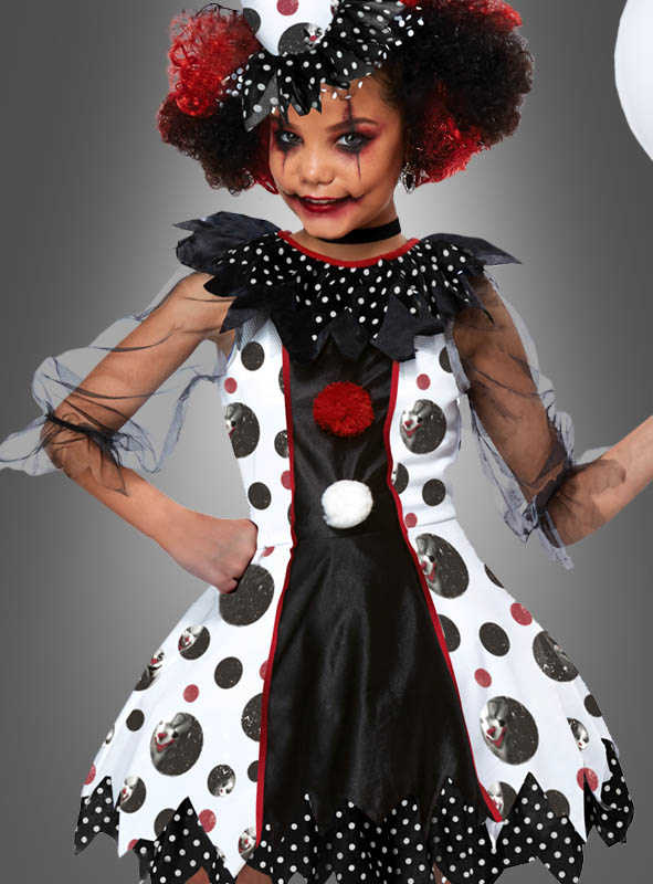 Clown Kleid Mädchen Kostüm Pippa 2 Clown Kleid Mädchen Kostüm Pippa – Bild 2