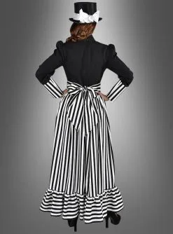 Viktorianische Dame Elisa Schwarz Weiß -Günstiges Kostumhaus Geschäft faschingskostuem viktorianisch frauen c79d8670d4 3