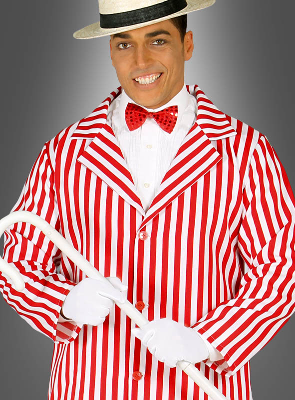 Sakko Rot-weiß Herrenkostüm 2 Sakko Rot-weiß Herrenkostüm – Bild 2