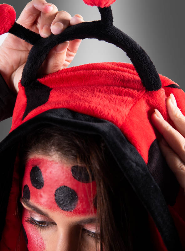 Marienkäfer Poncho Aus Plüsch XS-XXXL 3 Marienkäfer Poncho Aus Plüsch XS-XXXL – Bild 3