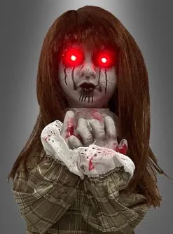 Weinende Puppe Animiert 90cm -Günstiges Kostumhaus Geschäft halloween deko horror puppe mit leuchtenden augen db04695b3d 3