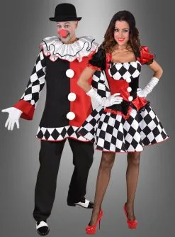 Deluxe Harlekin Clown Kleid 5 Deluxe Harlekin Clown Kleid -Günstiges Kostumhaus Geschäft harlekin clown partnerkostuem gruppen karneval 27b91c22c0 3