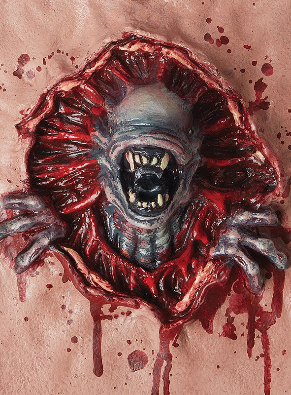 Ausserirdischer Parasit Brustteil Alien 2 Ausserirdischer Parasit Brustteil Alien – Bild 2