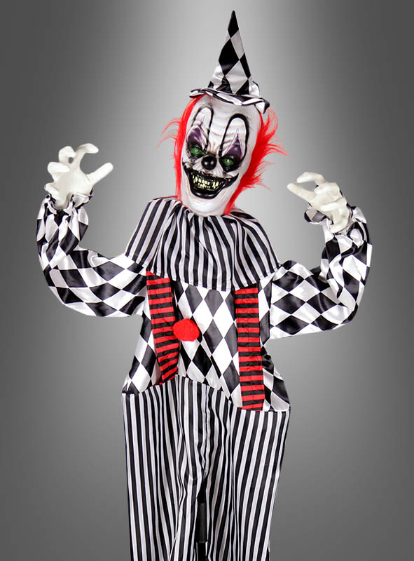 Animierter Clown Auf Podest Mit Bewegungsmelder 180cm 2 Animierter Clown Auf Podest Mit Bewegungsmelder 180cm – Bild 2