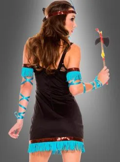 Indianer Prinzessin Komplettkostüm 5 Indianer Prinzessin Komplettkostüm -Günstiges Kostumhaus Geschäft indianerin damenkostuem pocahontas f129a416bf 3