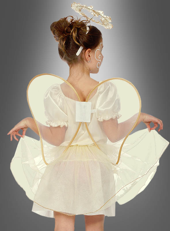 Goldenes Engelskostüm Für Kinder 2 Goldenes Engelskostüm Für Kinder – Bild 2