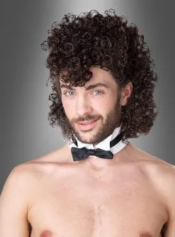 Dauerwelle Lockenperücke 80er Jahre -Günstiges Kostumhaus Geschäft maennerstriptease peruecke e978e4fc8c 3