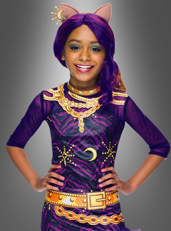 Clawdeen Wolf Monster High Kostüm Lila 2 Clawdeen Wolf Monster High Kostüm Lila – Bild 2