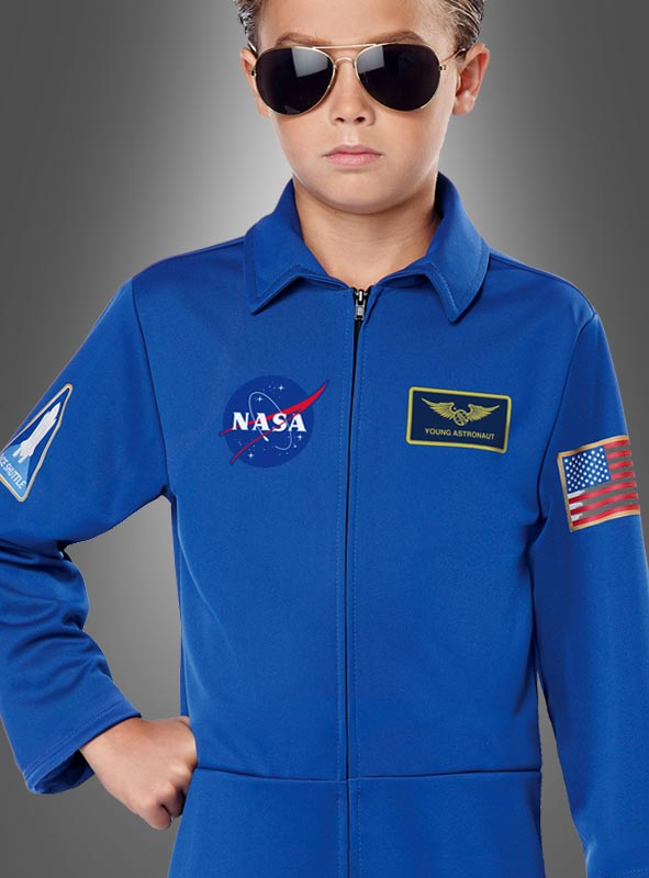 Blauer Astronautenanzug NASA Für Kinder 2 Blauer Astronautenanzug NASA Für Kinder – Bild 2