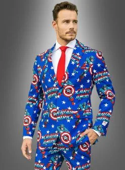 Deluxe Captain America OppoSuit Anzug -Günstiges Kostumhaus Geschäft opposuits anzug captain america 17323996a5 3