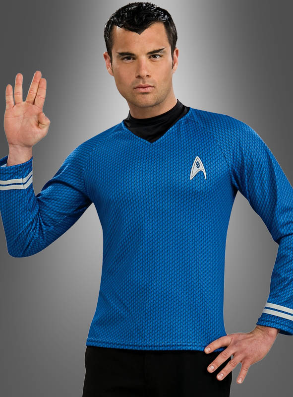 Star Trek Shirt Spock Blau 2 Star Trek Shirt Spock Blau – Bild 2