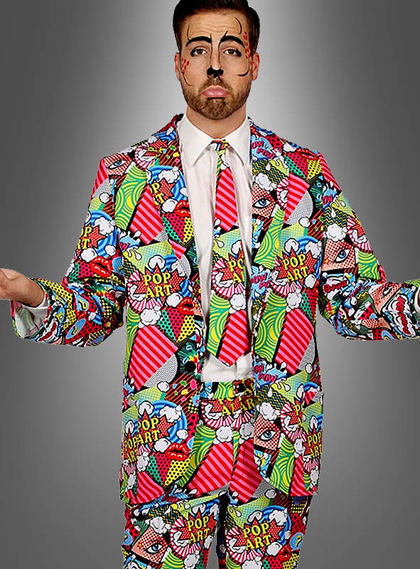 Pop Art Anzug Für Herren 3 Pop Art Anzug Für Herren – Bild 3