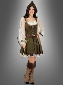 Robin Hood Kostüm Damen -Günstiges Kostumhaus Geschäft robin hood damenkleid mittelalter 9e00d7079d 3