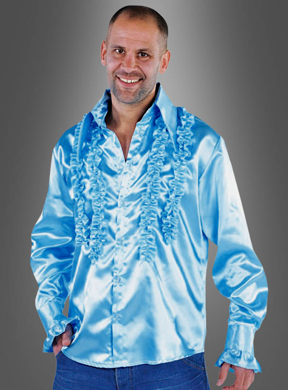 Doppelreihiges Rüschenhemd Waschbar 70er 4 Doppelreihiges Rüschenhemd Waschbar 70er – Bild 4