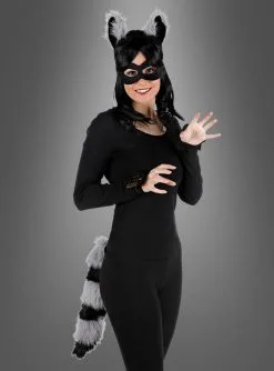 Catsuit Overall Schwarz Oder Weiß -Günstiges Kostumhaus Geschäft schwarzer catsuit waschbaer d697125ed9 3