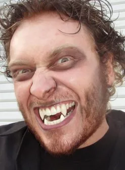 Werwolf Zähne Deluxe Scarecrow -Günstiges Kostumhaus Geschäft vampirzaehne scarecrow deluxe 8588ddae37 3