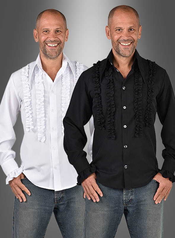 Schlagerparade 4-reihiges Rüschenhemd 2 Schlagerparade 4-reihiges Rüschenhemd – Bild 2