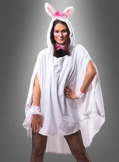 Wandelbarer Weißer Poncho Aus Plüsch S-XXXL 8 Wandelbarer Weißer Poncho Aus Plüsch S-XXXL -Günstiges Kostumhaus Geschäft weisser poncho weich katze 0f4352598e 4