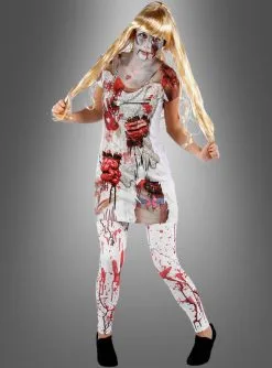 Blutiges Zombie Longshirt -Günstiges Kostumhaus Geschäft zombiebraut halloweenkostuem 3f7a6decaa 4